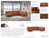 Dillon Leather Sectional Collection