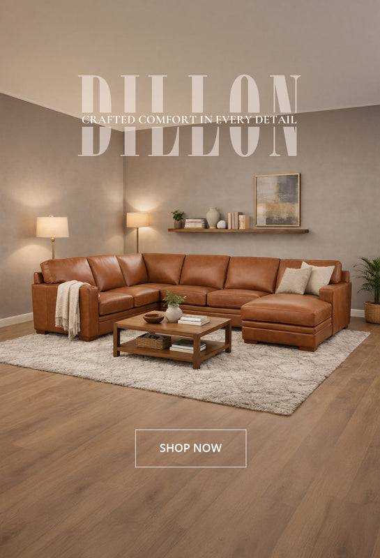 Living Room Furniture | Top Grain Leather Sofas