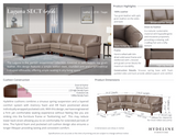 Laguna Leather Sectional Collection