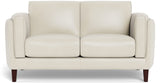 Maui Leather Sofa Collection, Vanilla White