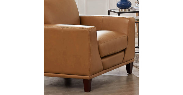 Soma Leather Chair Collection, Cognac Brown