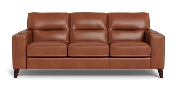 Elm Leather 3-Seater Sofa Collection