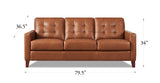 Aiden Leather Sofa Collection