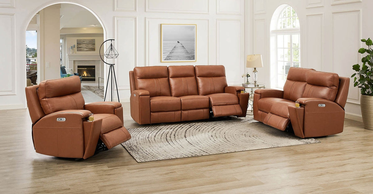 Dbr2 Szn116 Leather Sofa With Recliners Leather Recliner Slim