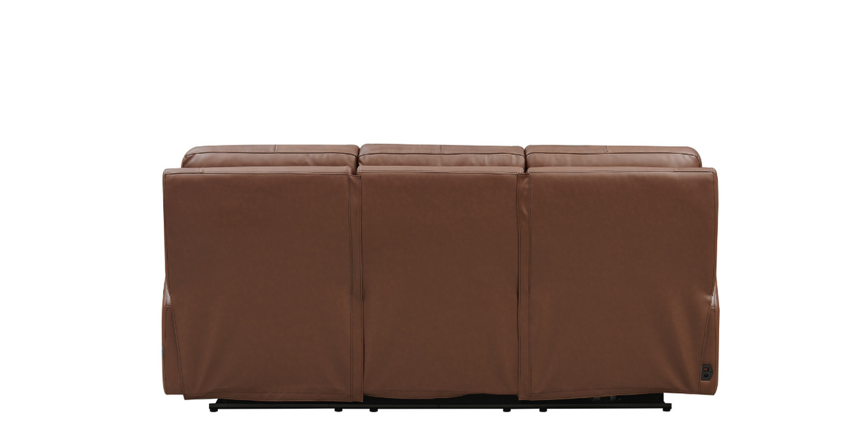 Vienna Leather Zero Gravity Reclining Sofa With Console | Hydeline