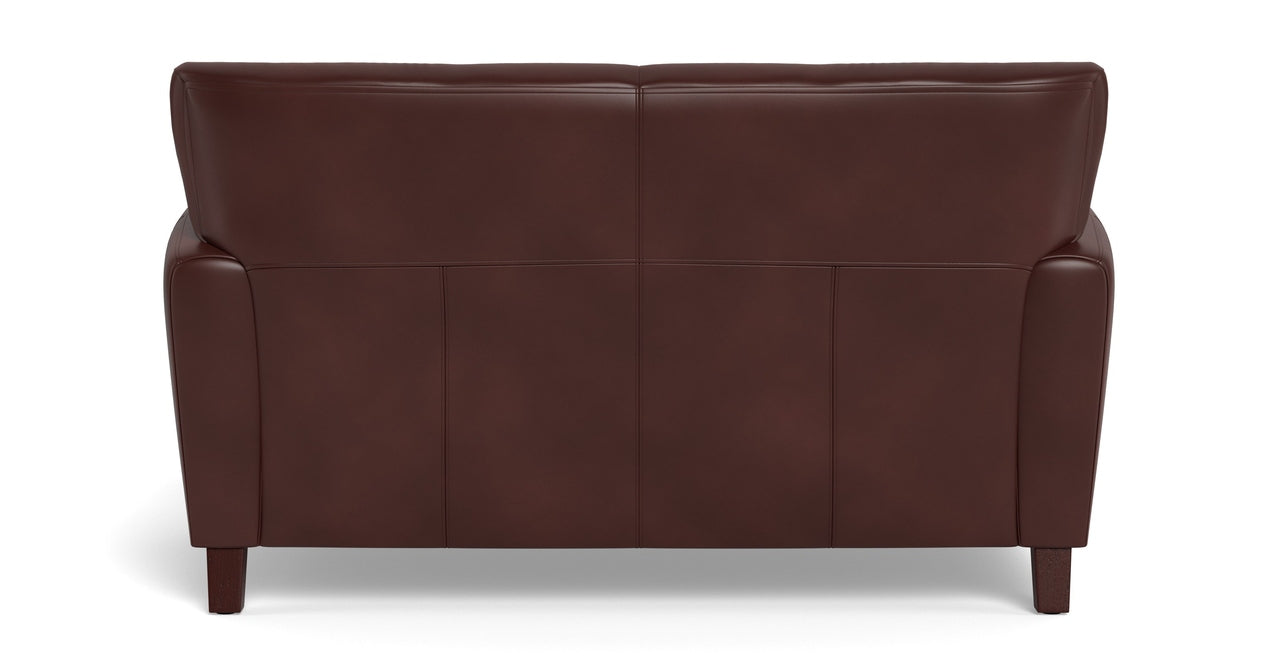 Weldon Leather Sofa Collection, Raisin Brown