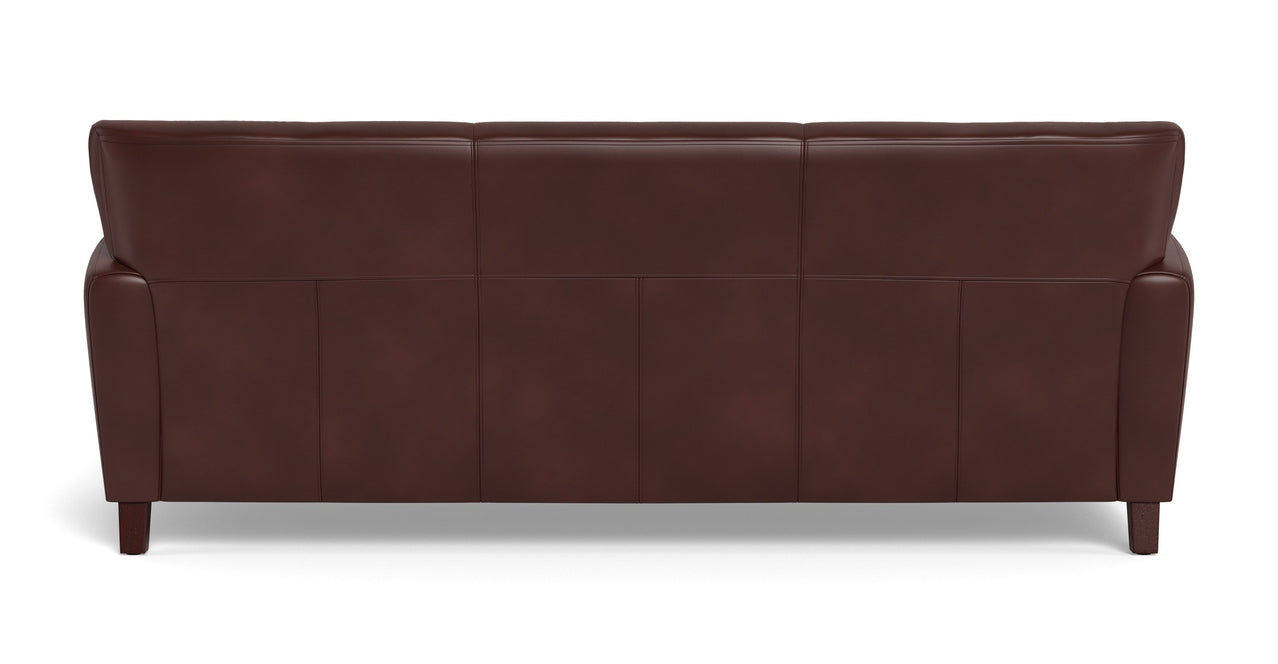 Weldon Leather Sofa Collection, Raisin Brown