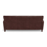 Weldon Leather Sofa Collection, Raisin Brown