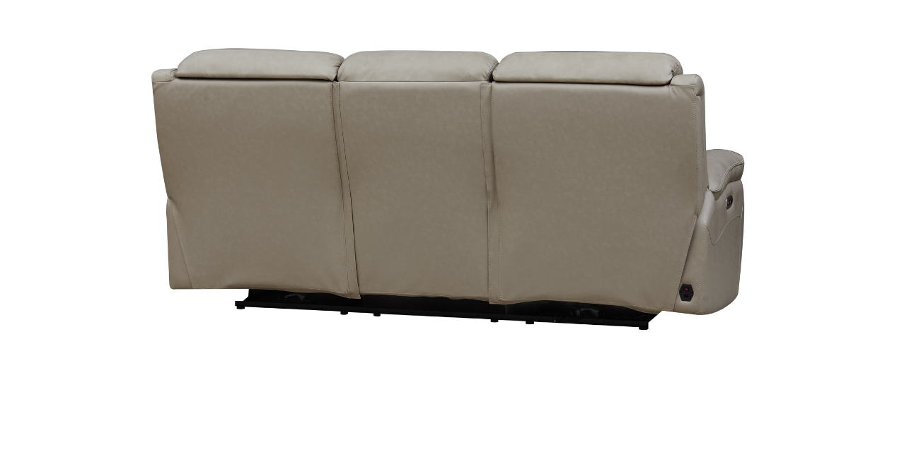 Westminster Power Headrest Zero Gravity Reclining Sofa with Console Collection, Stone