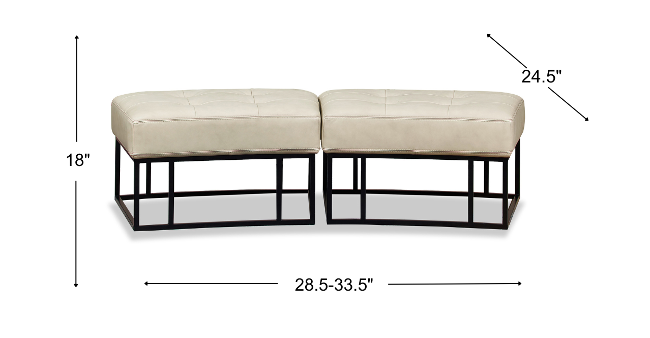 Yuna Curve Modular Leather Sofa Collection