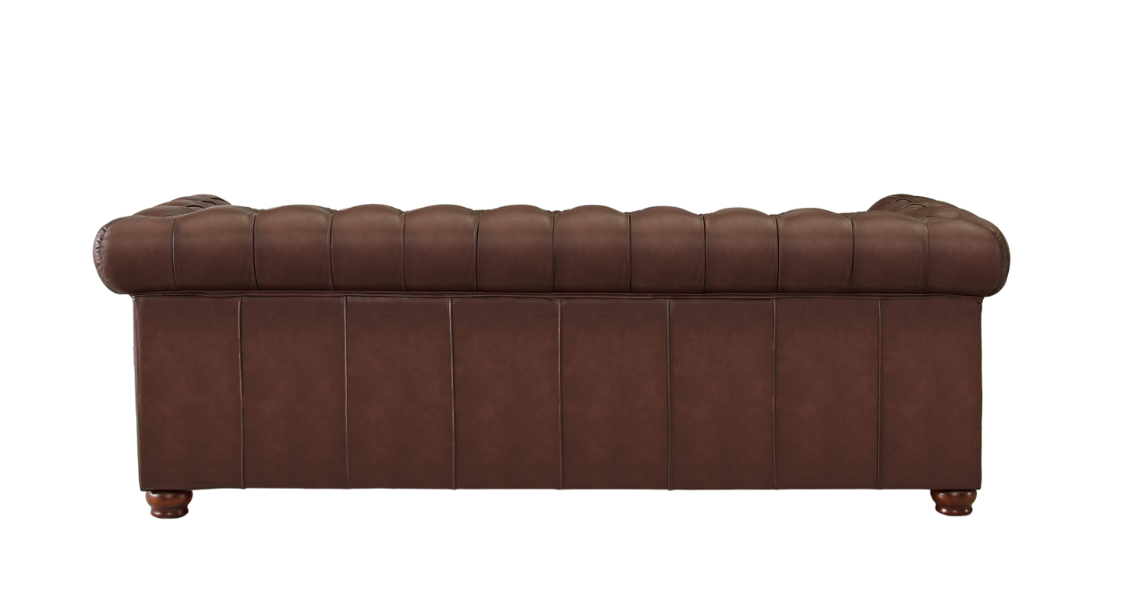Aliso Leather Sofa Collection, Caramel Brown