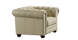 Aliso Leather Sofa Collection, Ivory White