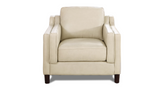 Bella Leather Sofa Collection, Ivory White