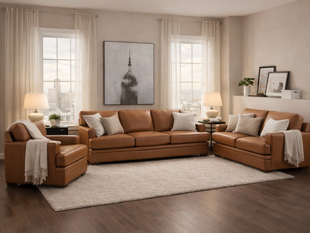 Georgia Leather Sofa Collection Featured Bestseller