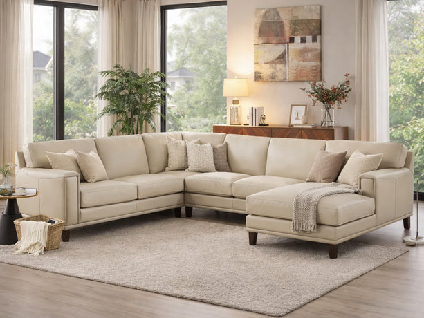 Hayward Leather Sectional Collection Featured Bestseller