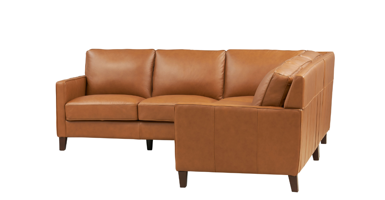 Ashby Leather Sectional Collection