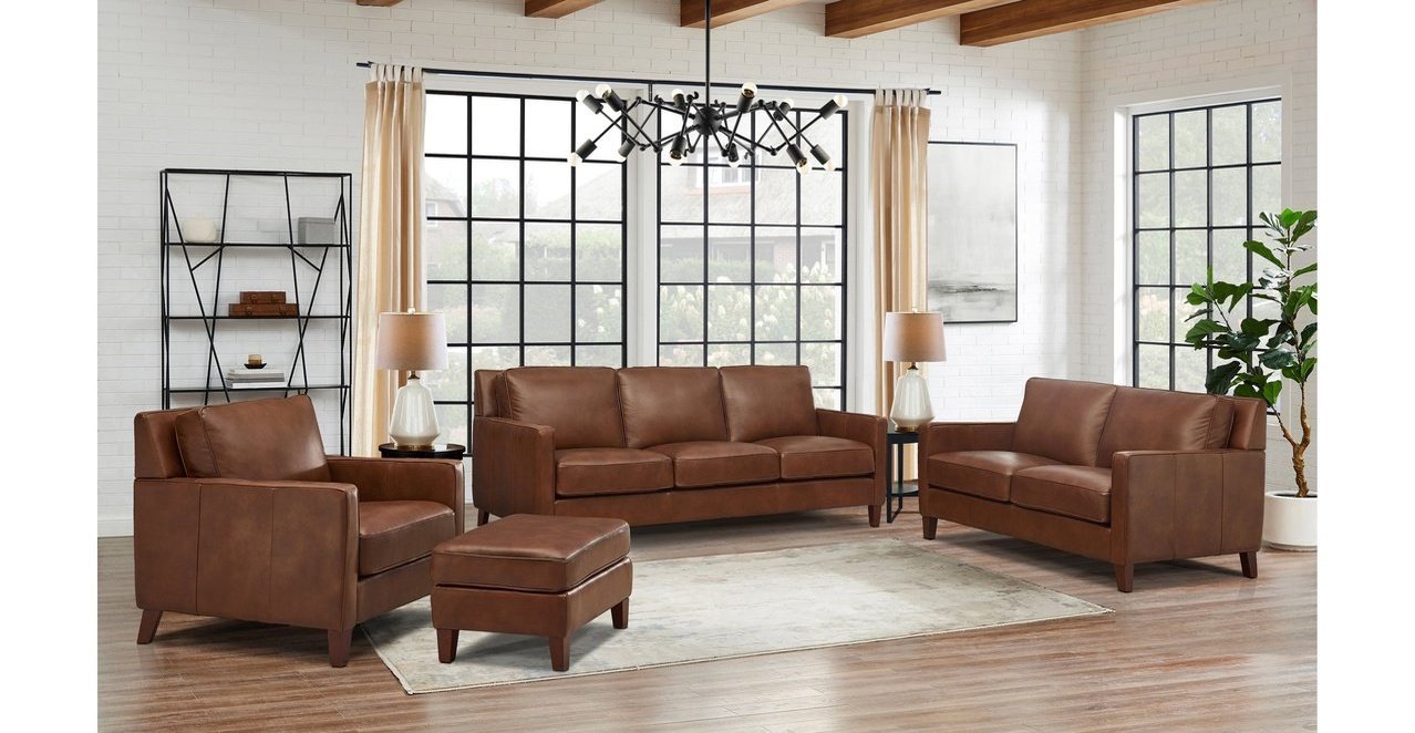Ashby Leather Sofa Collection
