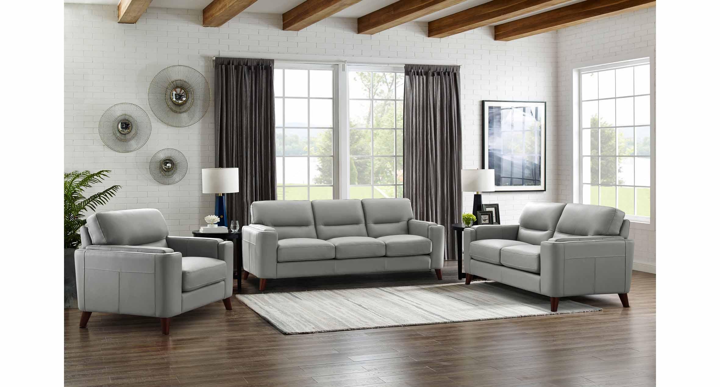 Elm Leather Sofa Collection - Hydeline USA