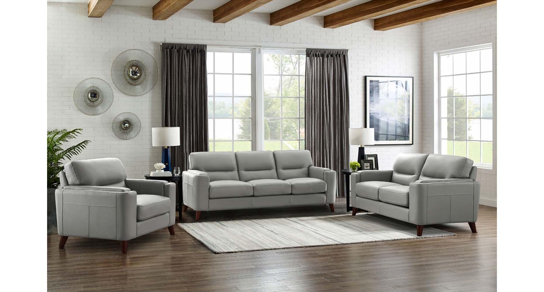 Elm Leather Sofa Collection - Hydeline USA
