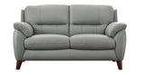 Lara Leather Sofa Collection, Silver Gray - Hydeline USA