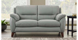 Lara Leather Sofa Collection, Silver Gray - Hydeline USA