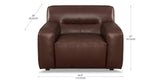 Avalon Leather Sofa Collection, Raisin Brown