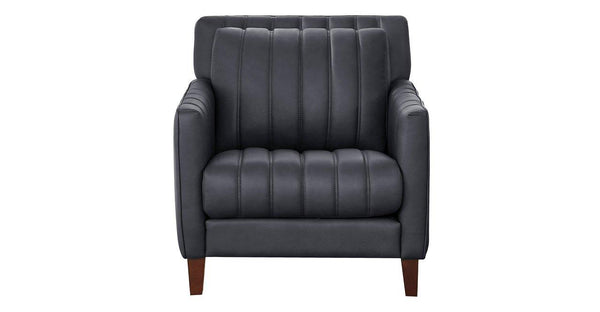 Midnight Gray Ennis Leather Sofas - Hydeline USA