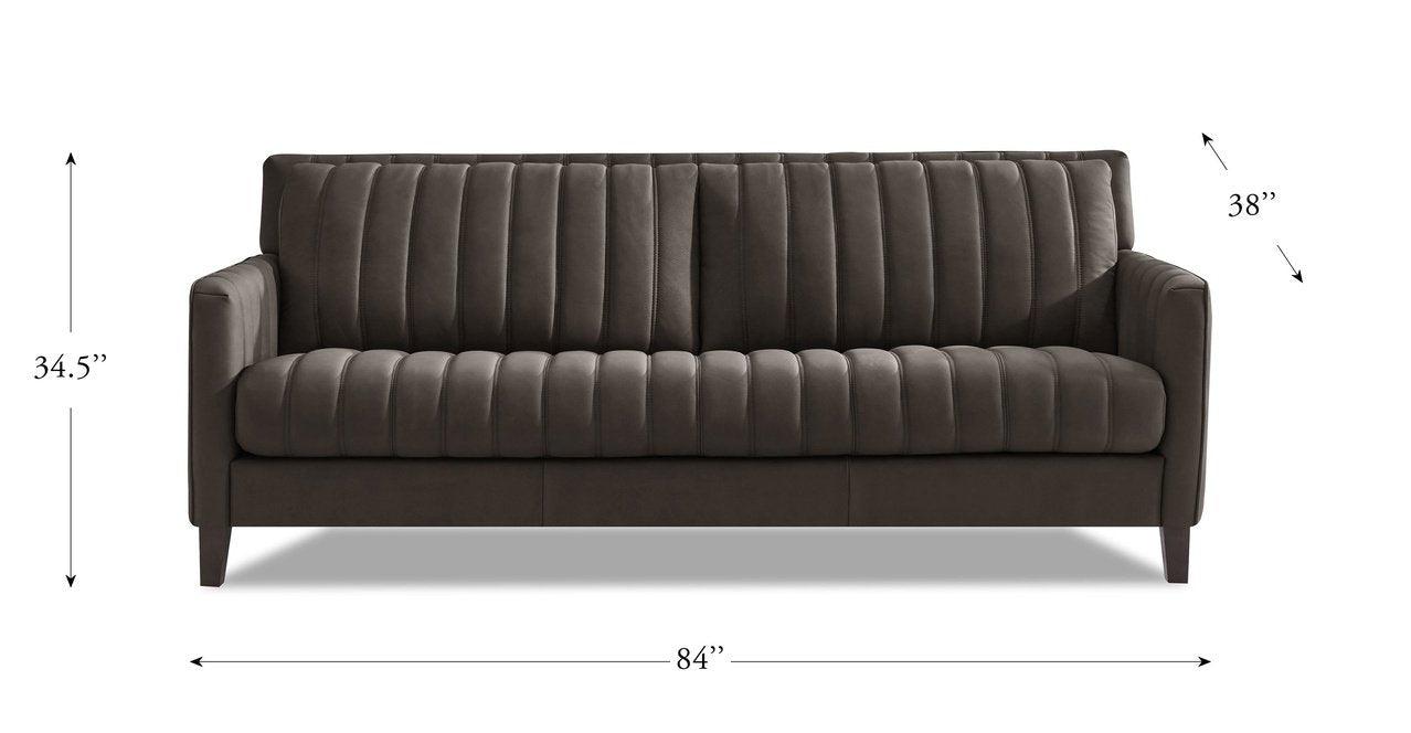 Ennis Leather Sofa Collection - Hydeline USA