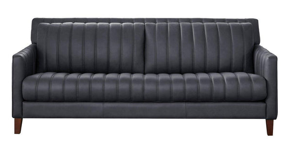 Midnight Gray Ennis Leather Sofas - Hydeline USA