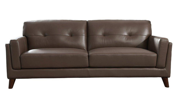 Huntington Leather Sofa Collection, Granite - Hydeline USA