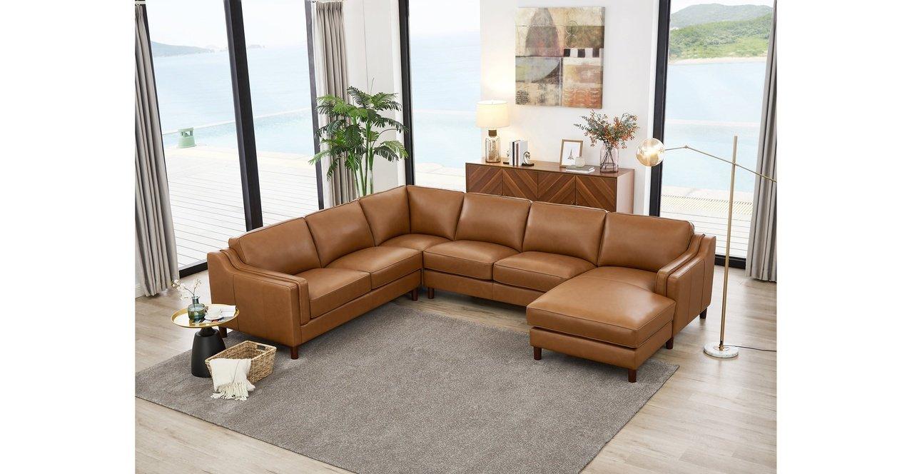 Bella Leather Sectional Collection - Hydeline USA