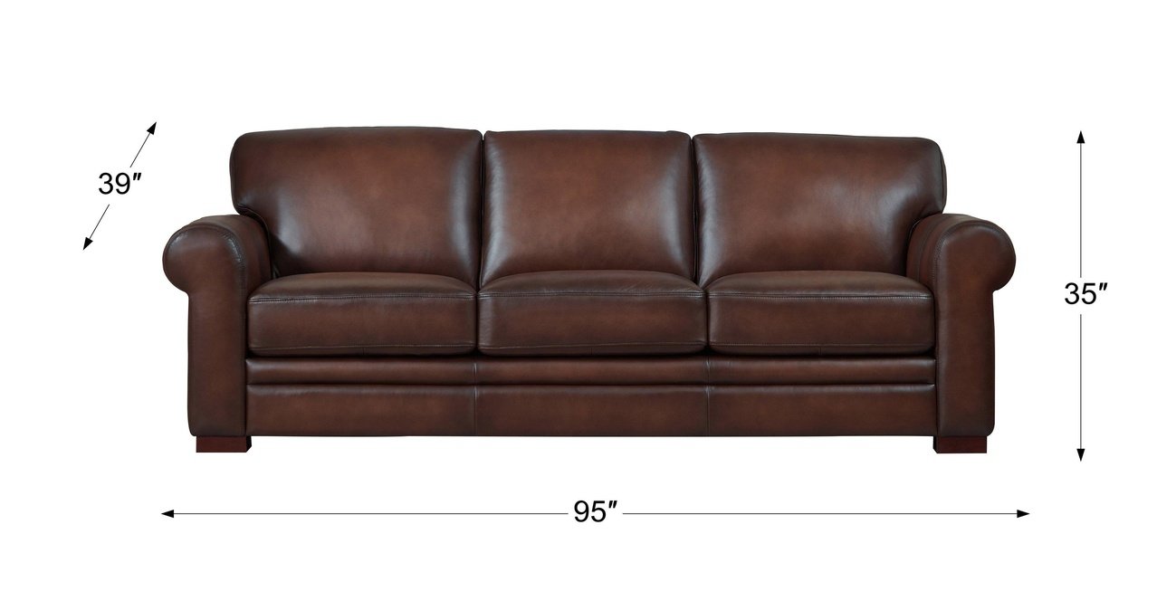 Brookfield Leather Sofa Collection - Hydeline USA