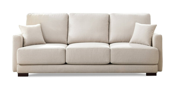 Alby Fabric Sofa Collection, Almond White