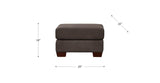 Chocolate Brown Reese Suede Leather Sofa Collection - Hydeline USA