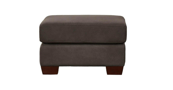 Chocolate Brown Reese Suede Leather Sofa Collection - Hydeline USA