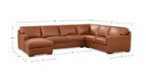 Dillon Leather Sectional Collection - Hydeline USA