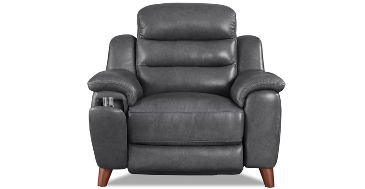Hudson Power Headrest Zero Gravity Reclining Sofa Collection, Steel