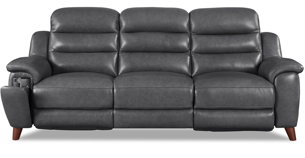 Dream Power Headrest Zero Gravity Reclining Sofa Collection, Steel Gray