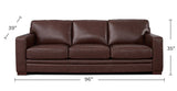 Dillon Leather Sofa Collection - Hydeline USA