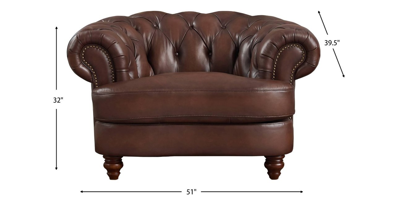 Newport Leather Sofa Collection - Hydeline USA