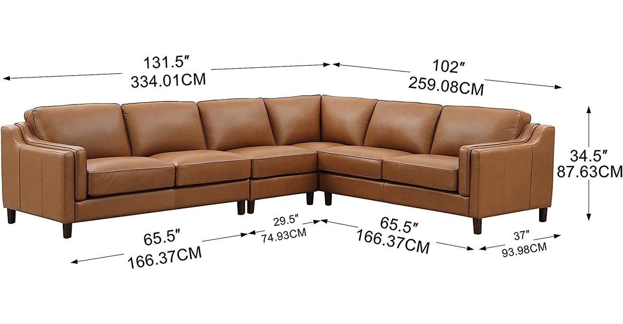Bella Leather Sectional Collection - Hydeline USA
