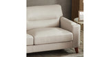 Elm Leather 2 Seater Sofa Collection, Vanilla White