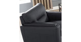 Elm Leather 2 Seater Sofa Collection, Charles Black