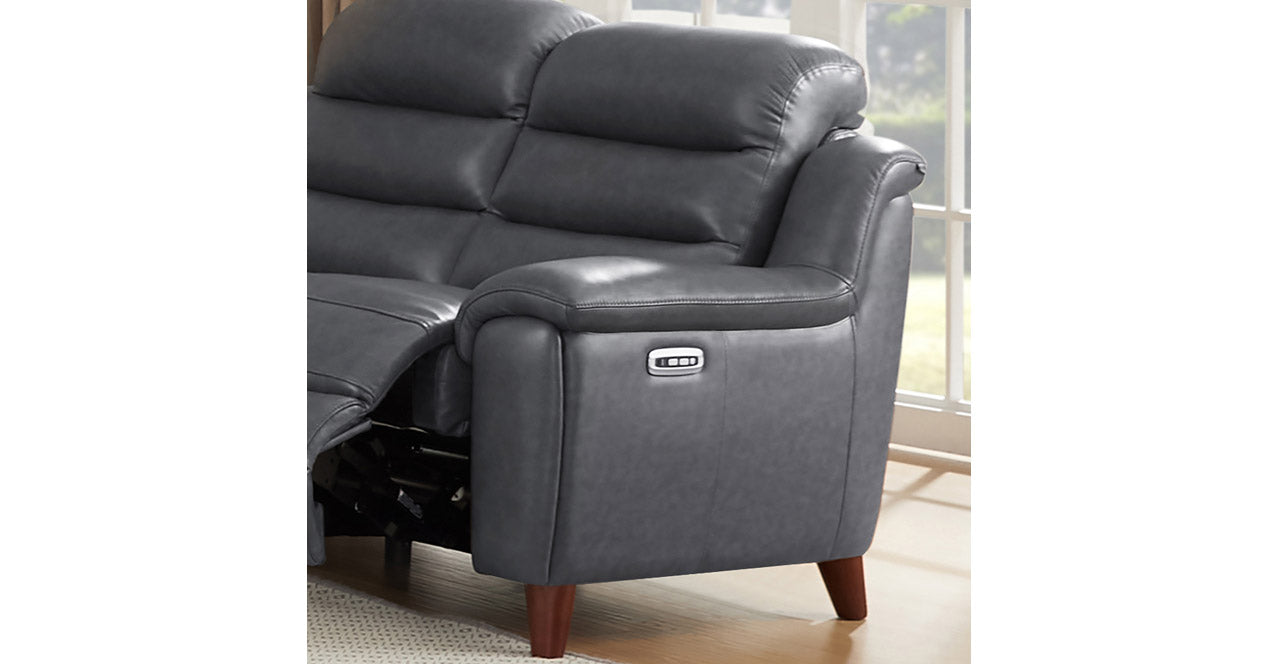 Hudson Power Headrest Zero Gravity Reclining Sofa Collection, Steel
