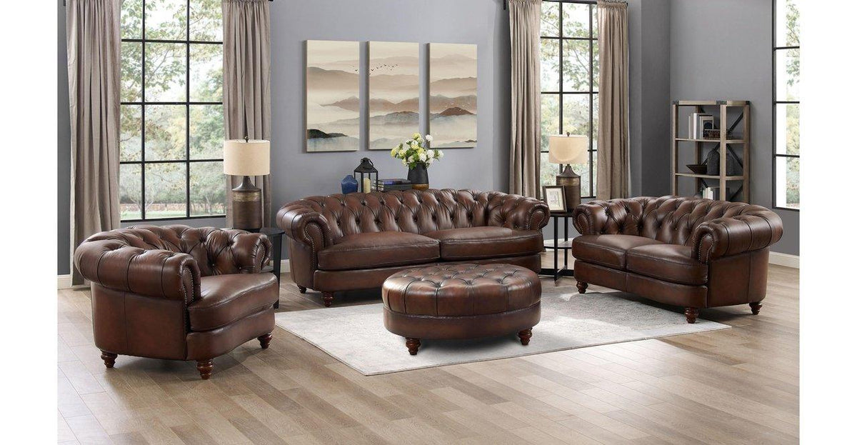 Newport Leather Sofa Collection Hydeline USA – Hydeline Furniture