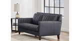 Midnight Gray Ennis Leather Sofas - Hydeline USA