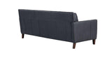 Midnight Gray Ennis Leather Sofas - Hydeline USA