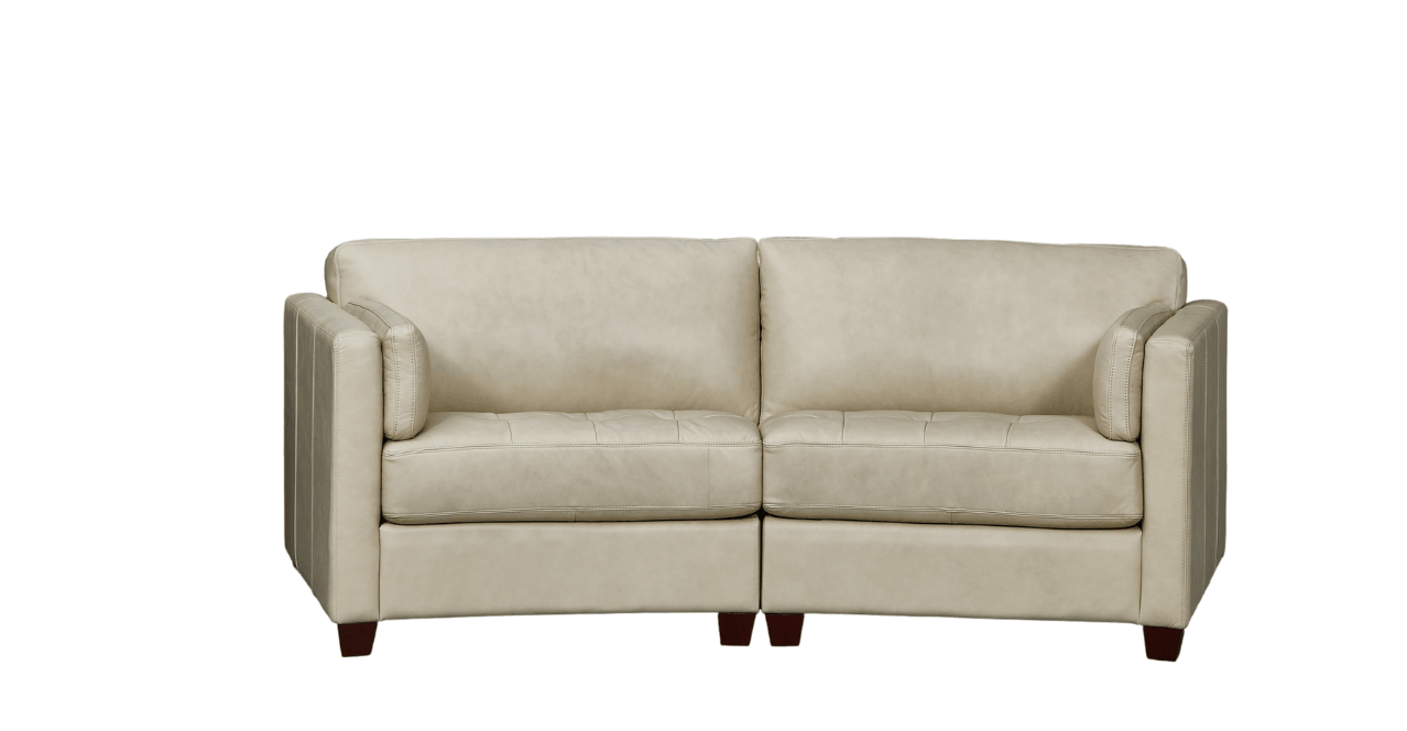 Yuna Curve Modular Leather Sofa Collection - Hydeline USA
